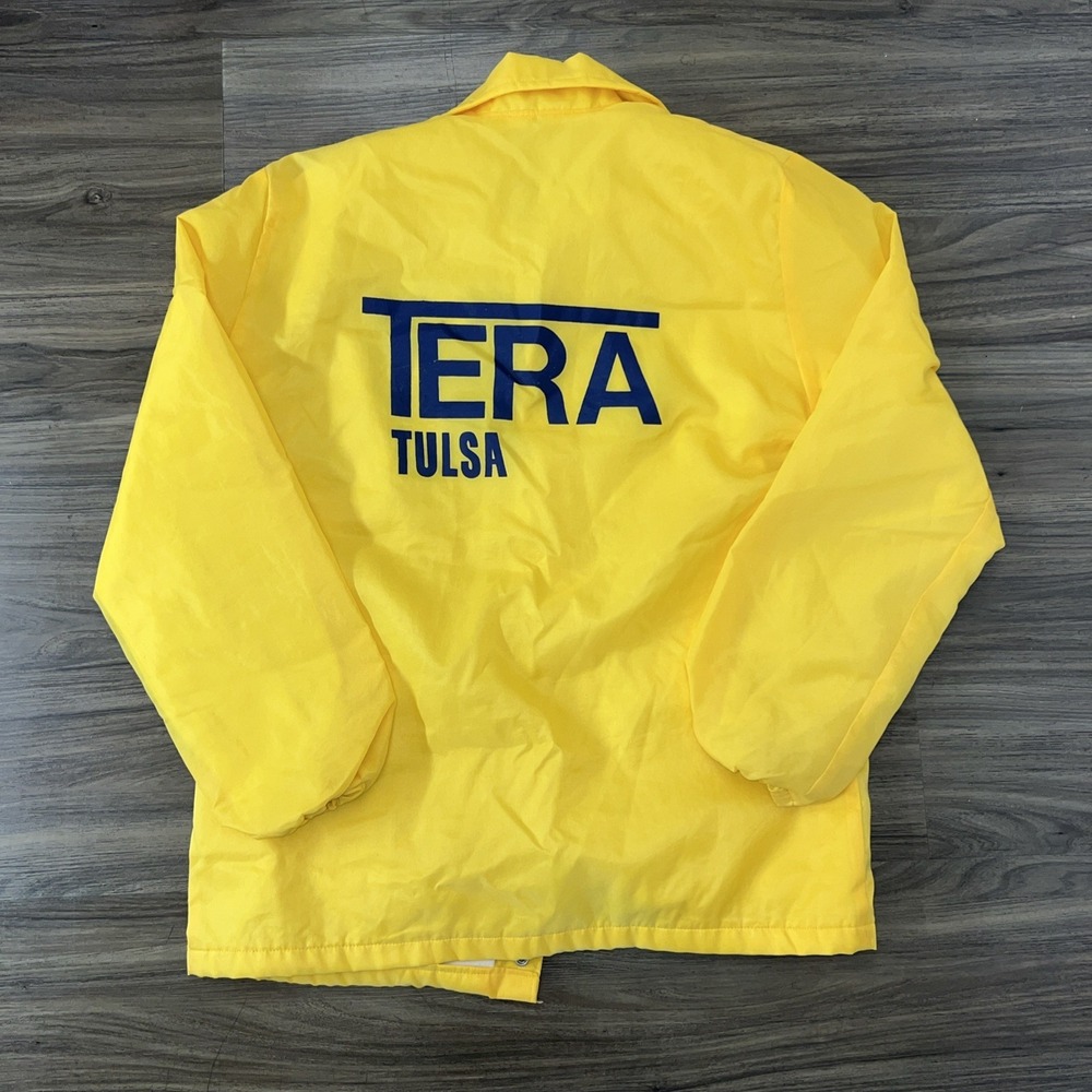 80's 90's Windbreaker Jacket Tulsa Vintage Sz S - Picture 5 of 5